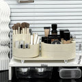 Axyaa 3 Tier Rotating Makeup Organizer for Vanity - Cosmetic Storage Box & Skincare Holder