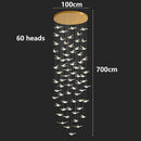 Axyaa Modern LED Pendant Chandelier for Staircase & Living Room Decor