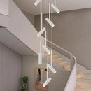 Axyaa Modern Stair Chandelier Pendant Light for Indoor Living Room Lighting