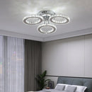 Axyaa Crystal Remote Control Ceiling Chandelier Pendant Light Fixture