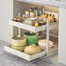 Axyaa Kitchen Retractable Storage Rack Cabinet Drawer - Spice Pull-Out Basket Shelf