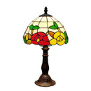 Peony Flower Desk Lamp Tiffany Style Axyaa Brand Hand-welded Metal Base E27 LED