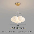 Axyaa Moon Bubble Lamp: Nordic Pendant Light for Bedroom and Dining Room