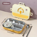 Axyaa Stainless Steel Lunch Box Set with Cutlery & Bowl