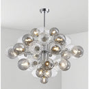 Axyaa Nordic Glass Bubble Chandelier for Bedroom and Dining Room Lighting