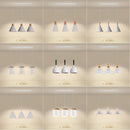 Axyaa Modern Nordic Pendant Light with White Lampshade for Bedroom and Living Room