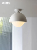 Axya LED Ceiling Light for Staircase Foyer Gallery Balcony - White/Black Finish