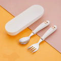 Axyaa Stainless Steel Cartoon Toddler Cutlery Set