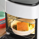 Axyaa Silicone Air Fryer Pan Liner for Oven Baking Tray & Pizza Chicken Mould