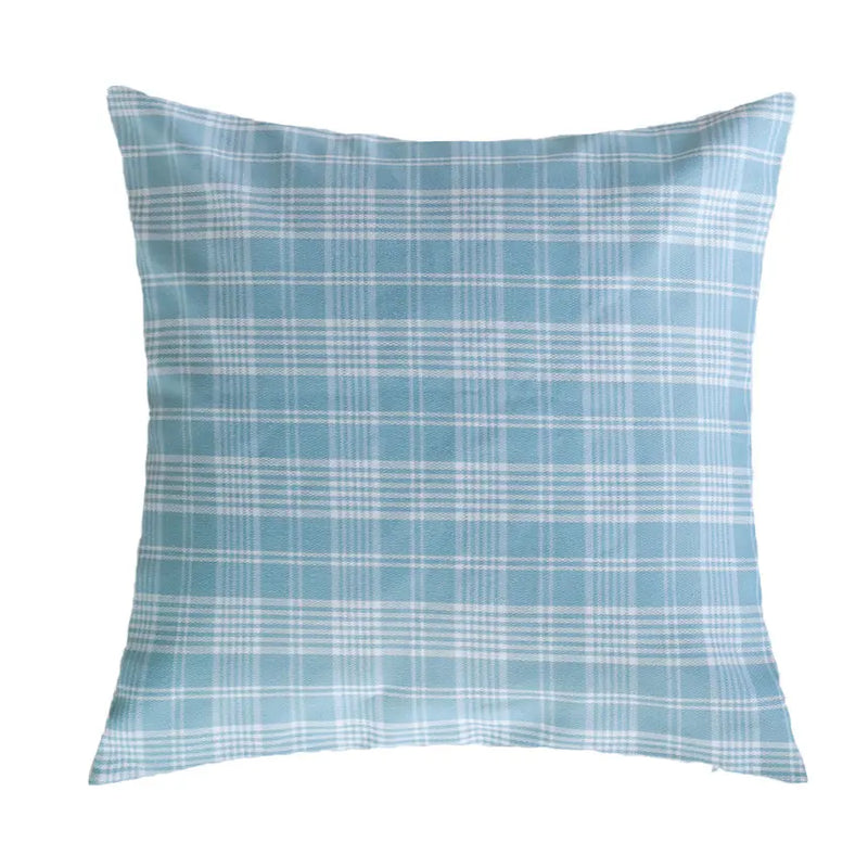 Axyaa Plaid Cushion Cover: Simple Nordic Style Sofa Pillow Cover for Home Decor