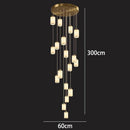 Axyaa Modern LED Pendant Chandeliers for Living Room – Indoor Staircase Hanging Light