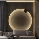 Axyaa Brass Ring LED Wall Sconce for Home Art Deco Lighting in Various Rooms