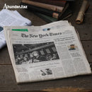 Axya Vintage Newspaper Background Paper for Home Decor & Photography Props