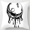 Axyaa Boho Style Ink Painting Pillow Sleeve for Home Decoration