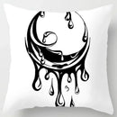Axyaa Boho Style Ink Painting Pillow Sleeve for Home Decoration