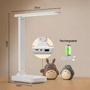 Axyaa LED Desk Lamp Rechargeable Touch Table Light 3 Levels Dimmable Foldable Eye Protection