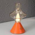 Axyaa Rechargeable Table Lamp Lantern - Nordic Design, Warm White Light