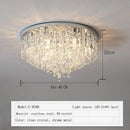 Axyaa Modern Crystal Ceiling Lamp with LED Lighting Fixtures