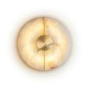 Axyaa Alabaster Marble Wall Sconce - Modern Elegant Light for Bedroom Living Room Aisle