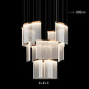 Axyaa Modern LED Chandelier for Indoor Dining Room Lighting