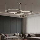 Axyaa LED Chandelier Pendant Light for Modern Dine Room, Indoor Living Room Ceiling Lamp
