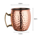 Axyaa Moscow Mule Hammered Copper Plated 530ml Cocktail Mug