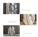 Axyaa Nordic Gold Ceramic Vases: Luxury Decor for Living Room, Porch, TV Cabinet.