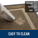 Axyaa Rubber Indoor Outdoor Entryway Mat Easy Clean Low Profile Fade Resistant Mats