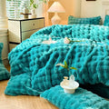 Axyaa 4kg Rabbit Plush Puff Velvet Four-Piece Set