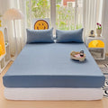 Axyaa Super Skin-Friendly Mattress Cover, Non-Slip & Dirt Resistant Fitted Sheet
