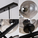 Axyaa Glass Pendant Chandelier for Dining Living Room Kitchen