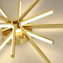 Axyaa Luxury Copper Chandelier LED Ceiling Lamp for Living Room, Bedroom, Study