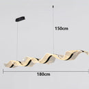 Axyaa LED Chandelier for Modern Living and Dining Room Lighting