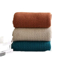 Axyaa Oversized Fluffy Soft Blanket for Four Seasons, Double Bed Knitted Nap Blanket