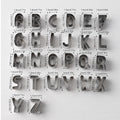 Axyaa Alphanumeric Cookie Mold Set: Stainless Steel Bakeware for DIY Baking & Dessert Decorating