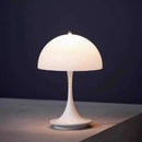 Axyaa Mushroom Table Lamp USB Rechargeable LED Night Light for Bedroom and Dining Rooms