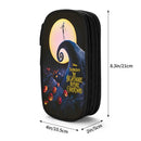 Axyaa Nightmare Before Christmas Pencil Case: Student School Gift, Big Capacity Pen Bag.