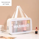 Axyaa Travel Toiletry Bag: Portable PVC Makeup Organizer for Women