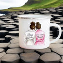 Enamel Mug Custom Name Tea Coffee Wine Mugs for Maid of Honor by Axyaa