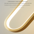 Axyaa LED Pendant Chandelier, Modern Minimalist Gold Black Hanging Lamp