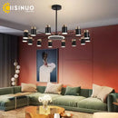 Axyaa Flex Chandelier: Modern LED Ceiling Light for Home Living Room & Bedroom
