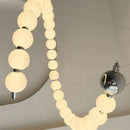 Axyaa Modern Stair Chandelier LED Pendant Ceiling Lamp for Living Room