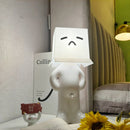 Axyaa Pleated LED USB Table Lamp - Creative Design for Bedroom Reading Lighting