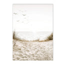 Axyaa Dried Grass Reed Landscape Wall Art Print for Home Decor