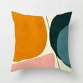 Axyaa Geometric Pattern Digital Print Pillow Cover for Sofa, Bedroom, Car