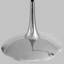 Axyaa Chrome Gold Pendant Lamp with Adjustable Height - LED Living Dining Island Light