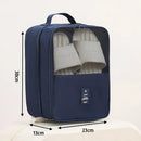 Axyaa Shoe Bag: Portable Travel Organizer for 3 Pairs, Underwear, and Clothes