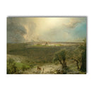 French Country Landscape Vintage Oil Painting Wall Art Poster by Axyaa