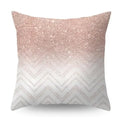 Rose Gold Geometric Pineapple Glitter Pillowcase - Axyaa Home Decor