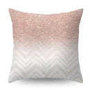 Rose Gold Geometric Pineapple Glitter Pillowcase - Axyaa Home Decor